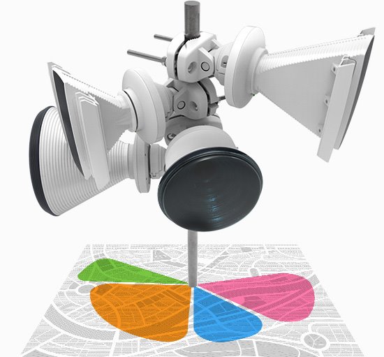 6-313 Ubiquiti IS-5AC - 5 GHz IsoStation AC, airMAX AC, 45°