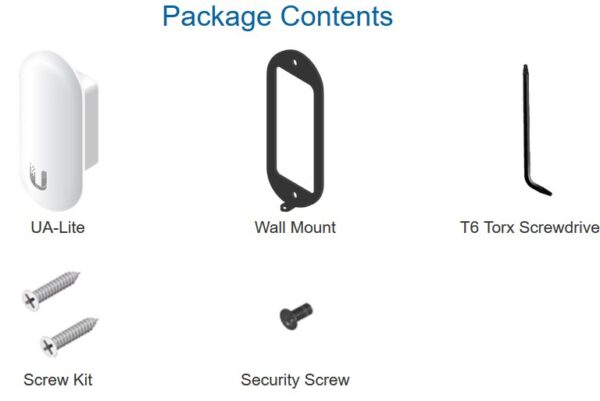 6-384 Ubiquiti UA-Reader Lite - UniFi Access Reader Lite