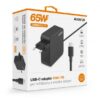 6-406 Aligator Power Delivery 65W USB-C adaptér