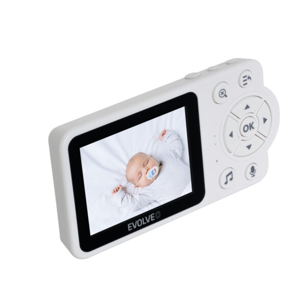 6-445 EVOLVEO Baby Monitor N3, dětská videochůvička, růžová
