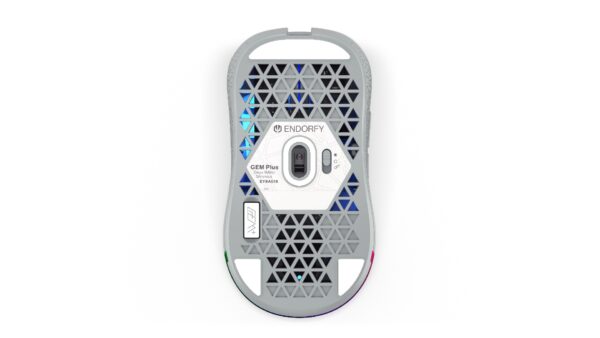 6-541 Endorfy GEM Plus/Herní/Optická/Pro praváky/26 000 DPI/Drátové/Bezdrátové/Bílá