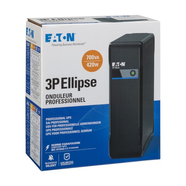 6-566 Eaton UPS 1/1fáze,700VA- 3P Ellipse 700 FR