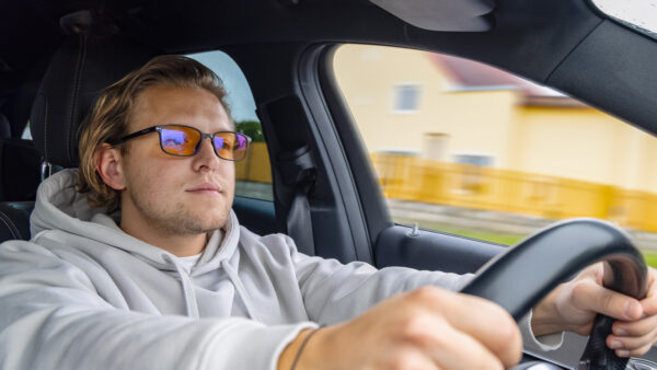 EVOLVEO BlueBlock40, PC brýle, blokace modrého světla 40%, nedioptrické, černé