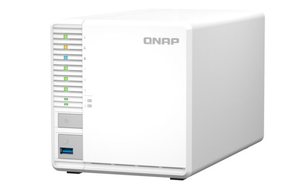 QNAP TS-364-8G (4core 2,9GHz, 8GB RAM, 3x SATA, 2x M.2 NVMe sloty, 3x USB, 1x 2,5GbE, 1x HDMI 1.4b)