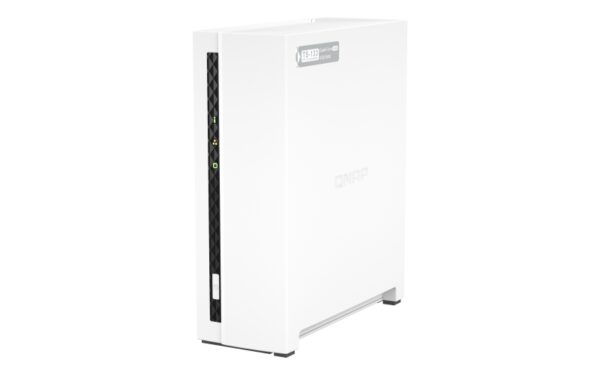 QNAP TS-133 (4core 1,8GHz + NPU, 2GB DDR4 RAM, 1x SATA, 1x GbE, 1x USB 2.0, 1x USB 3.2)