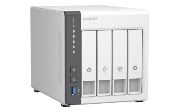 QNAP TS-433-4G (ARM 4core 2,0GHz, 4GB RAM, 4x SATA, 1x GbE, 1x 2,5GbE, 2x USB 2.0, 1x USB 3.2)