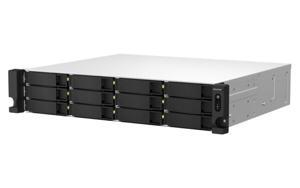 QNAP TS-1264U-RP-8G (4core 2,9GHz, 8GB RAM, 12x SATA, 2x 2,5GbE, 1x PCIe, 1x HDMI, 4x USB, 2x zdroj)