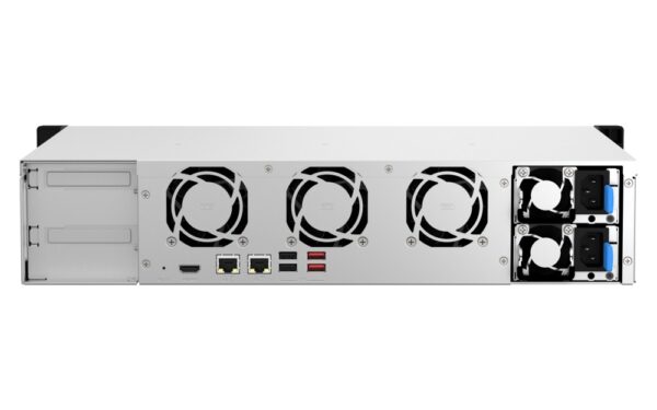QNAP TS-864eU-RP-8G (4core 2,9GHz, 8GB RAM, 8xSATA, 2x2,5GbE, 1xPCIe, 1xHDMI, 2xzdroj, malá hloubka)