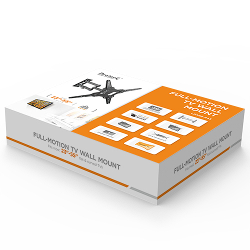 62f6333a327ffa0002ab79e6 Výsuvný držák Brateck LPA68-443 pro TV 23"-55" 30kg polohovatelný nástěnný