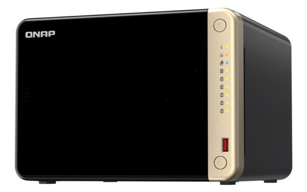 QNAP TS-664-8G (4core 2,9GHz, 8GB RAM, 6xSATA, 2x M.2 NVMe slot, 1xPCIe, 1xHDMI 4K, 2x2,5GbE, 4xUSB)
