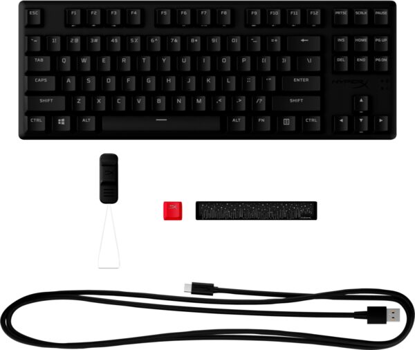 639N8AA_4-1 HyperX Alloy Origins Core PBT/Drátová USB/US layout/Černá