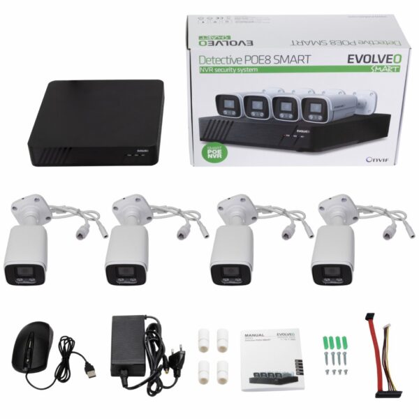 6447-8_image EVOLVEO Detective POE8 SMART, Kamerový systém
