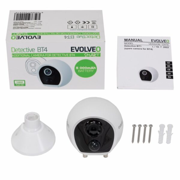 EVOLVEO Detective  BT4 SMART,  přídavná kamera