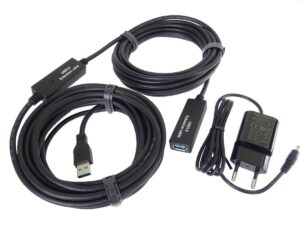 6512_s PremiumCord USB 3.0 repeater a prodlužovací kabel A/M-A/F 10m