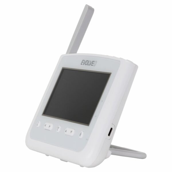 EVOLVEO NL4, dětská videochůvička s nočním světlem a otočnou kamerou