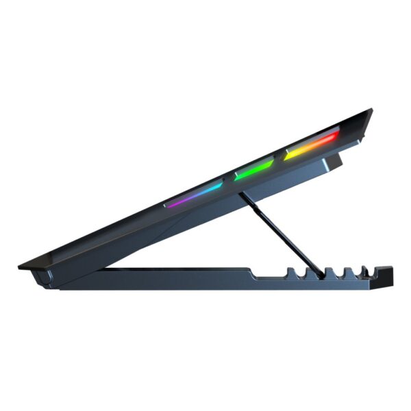 6868-3_image EVOLVEO Ania 16, chladicí podložka pod notebook, 5x ventilátor, RGB podsvícení