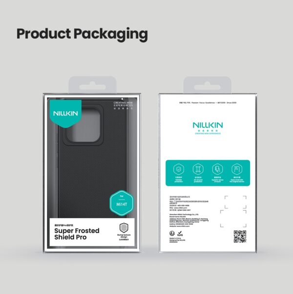 7-312 Nillkin Super Frosted PRO Zadní Kryt pro Xiaomi 14T Blue