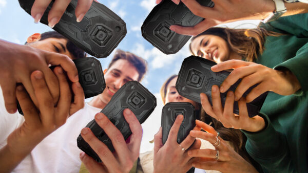 EVOLVEO MaxPhone A1, tlačítkový Dual SIM telefon, černý