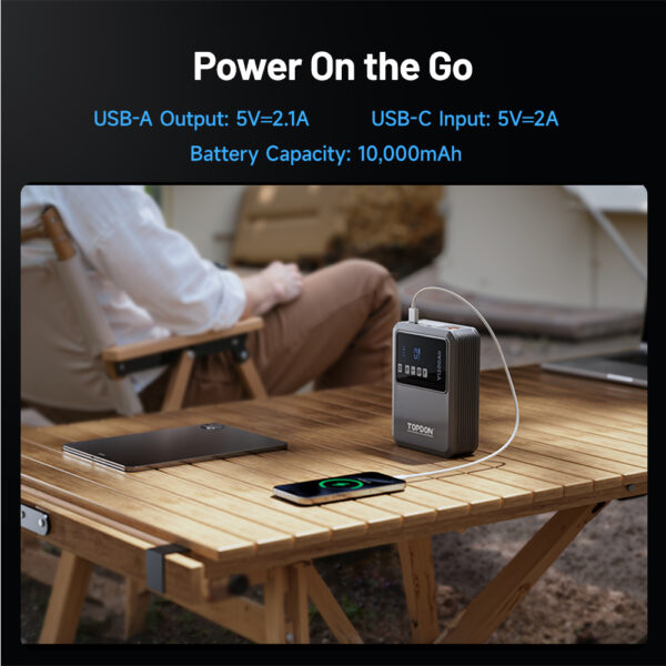 TOPDON Car Jump Starter JumpSurge V1200air/10000mAh/1200A/6,0l benzín/4,5l nafta