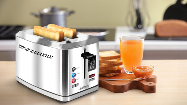 Salente ToastMax topinkovač s digitálním displejem, nerez