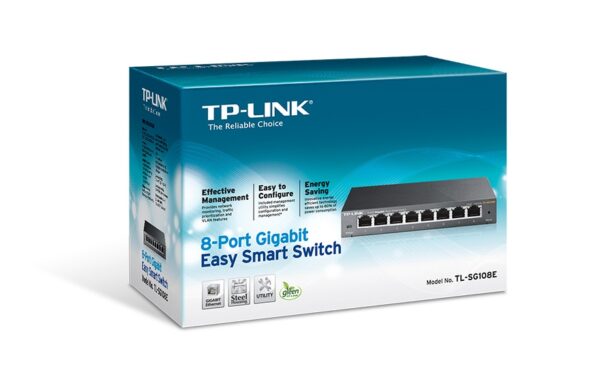 7022502112-TL-SG108EUN_168x112x102mm TP-Link TL-SG108E 8x Gb Fanless Easy Smart Switch