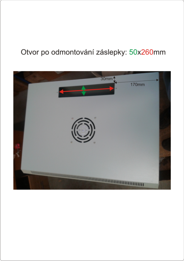 7109 Datacom 19"rozvaděč jednodílný 15U/hl.450mm