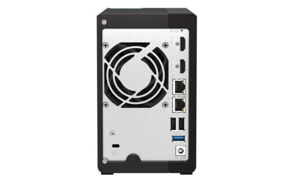 QNAP TS-253E-8G (4core 2,6GHz, 8GB RAM, 2x SATA, 2x M.2 NVMe slot, 2x HDMI 4K, 2x 2,5GbE, 4x USB)