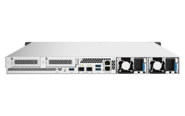 715_1651558242_TS-h1090FU_back1203-4 QNAP TS-h1090FU-7232P-64G (AMD EPYC, 64GB ECC RAM, 10x 2,5" U.2/SATA, 2x PCIe, 2x 2,5GbE, 2x 25GbE)