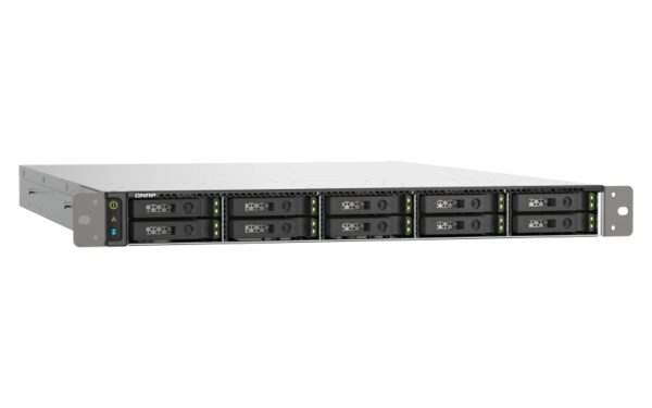 715_1651558242_TS-h1090FU_left-top-4 QNAP TS-h1090FU-7232P-64G (AMD EPYC, 64GB ECC RAM, 10x 2,5" U.2/SATA, 2x PCIe, 2x 2,5GbE, 2x 25GbE)