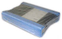 19"rozvaděč jednodílný 12U/400mm FLAT-PACK skl.dv.