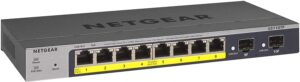 71Km8-7oE6L-_AC_SL1500__s NETGEAR 8P GE POE SMART MANAGED PRO SWITCH