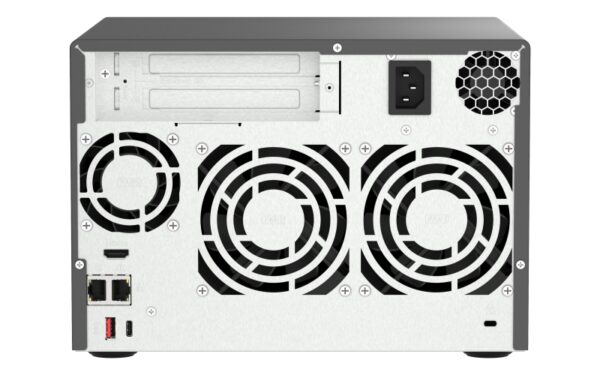 QNAP TVS-h674-i5-32G (6core 4,4GHz, ZFS, 32GB RAM, 6x SATA, 2x M.2 NVMe, 2x PCIe, 2x 2,5GbE, HDMI)