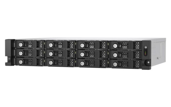 QNAP TL-R1200PES-RP - rozšiřující jednotka JBOD SATA (12x SATA, 2x SFF-8644 1x2, 2x zdroj), rack