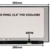 LCD PANEL 15,6" FHD 1920x1080 30PIN MATNÝ IPS / BEZ ÚCHYTŮ