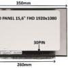 77030215_obr_s-2 LCD PANEL 15,6" FHD 1920x1080 30PIN MATNÝ IPS / BEZ ÚCHYTŮ