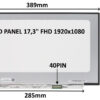 77030549_obr_s-2 LCD PANEL 17,3" FHD 1920x1080 40PIN MATNÝ IPS 144HZ / BEZ ÚCHYTŮ
