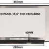 77043147_obr_s-2 LCD PANEL 15,6" FHD 1920x1080 40PIN MATNÝ IPS 120HZ / BEZ ÚCHYTŮ