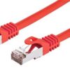 Kabel C-TECH patchcord Cat6, FTP, červený, 0,5m