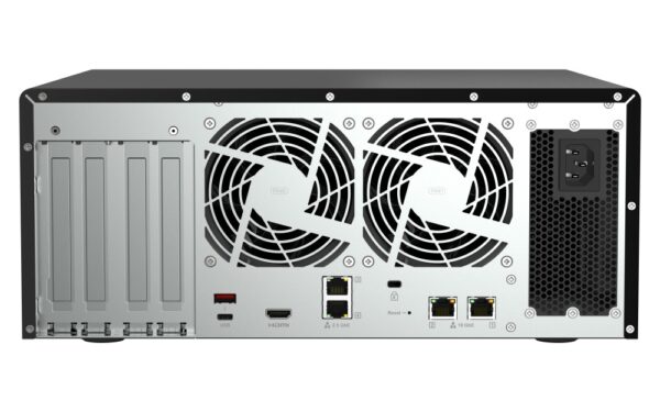 QNAP TS-h1277AFX-R7-32G (Ryzen 7 5,5GHz, ZFS, 32GB DDR5 ECC RAM, 12x 2,5" SATA, 2x 2,5GbE, 2x 10GbE)