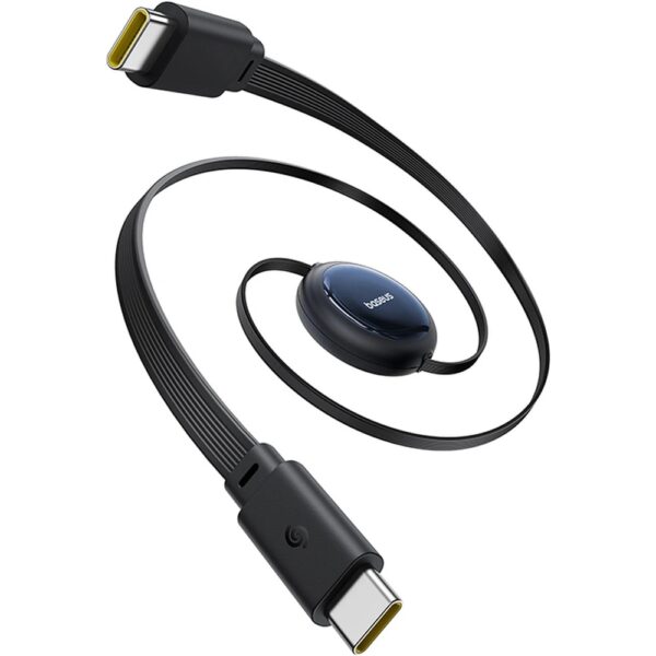Baseus Datový kabel Nomos USB-C/USB-C 1,5m 100W černý