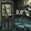EVOLVEO StrongPhone Z6, vodotěsný odolný Dual SIM telefon, lovecká kamufláž