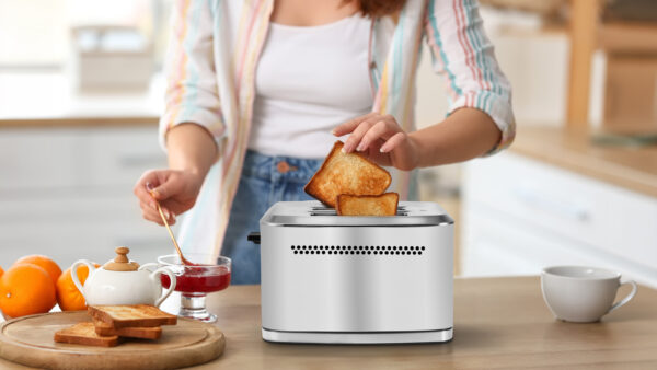 Salente ToastMax topinkovač s digitálním displejem, nerez