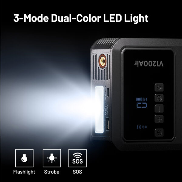 TOPDON Car Jump Starter JumpSurge V1200air/10000mAh/1200A/6,0l benzín/4,5l nafta