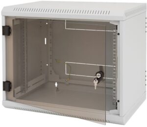 8-8 Nástěnný rozvaděč jednodílný 9U (š)600x(h)595