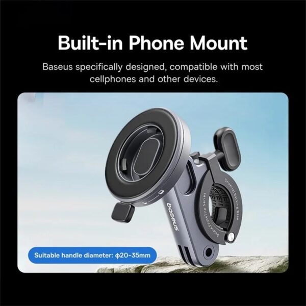 Baseus Sada dvoubarevných světel na kolo 2v1 PrimeTrip Series Cosmic Black