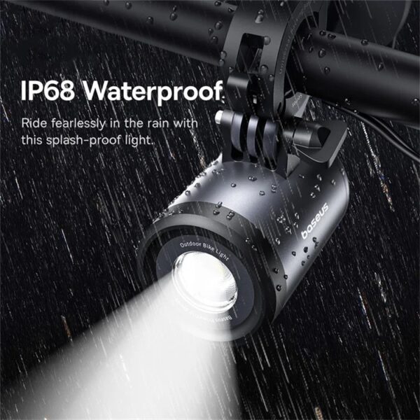 Baseus Sada dvoubarevných světel na kolo 2v1 PrimeTrip Series Cosmic Black