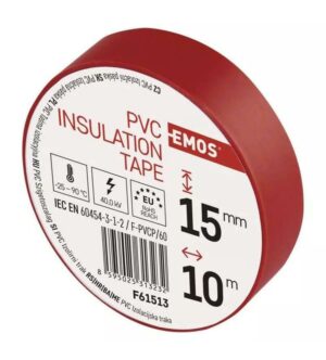 82F61513_Paska-izolacni-15-mm-x-10-m-cervena_1 Emos Izolační páska PVC 15/10 červená