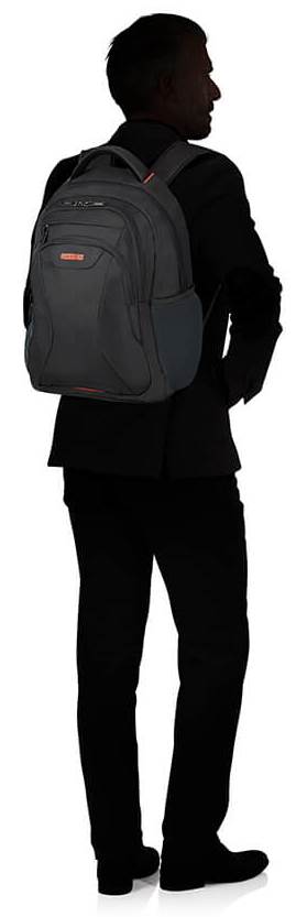American Tourister AT WORK LAPTOP BACKPACK 15.6" Black/Orange