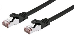 88888_s-3 Kabel C-TECH patchcord Cat6, FTP, černý, 2m