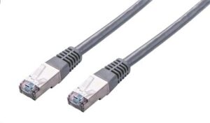888a888_s-3 Kabel C-TECH patchcord Cat5e, FTP, šedý, 15m